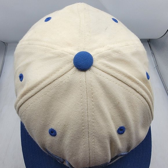 RVCA By PM Tenore L XL White Blue Hat Cap Casual Comfort Lightweight Outdoors - Picture 6 of 10